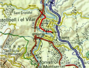 Montserrat sistema carreteres 1141