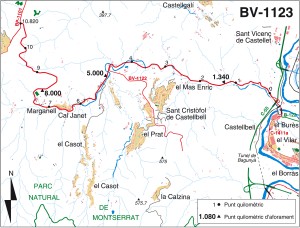 Montserrat sistema carreteres BV 1123
