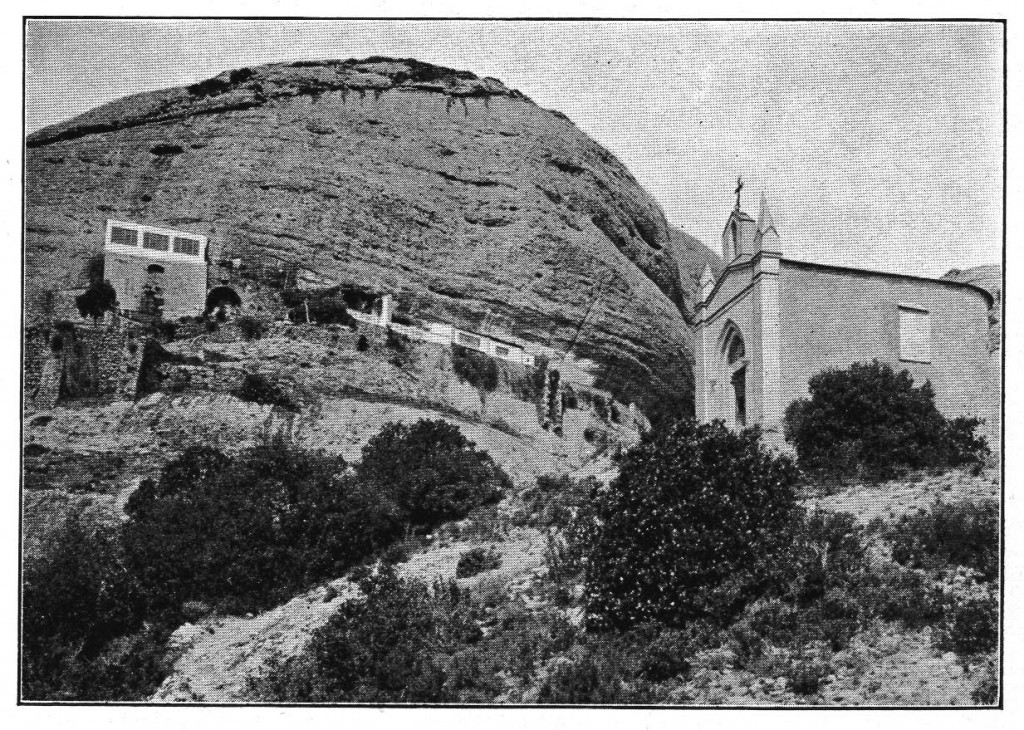 Ermites de sant Joan i sant Onofre. Montserrat album de 59 vistes Roca (1909)